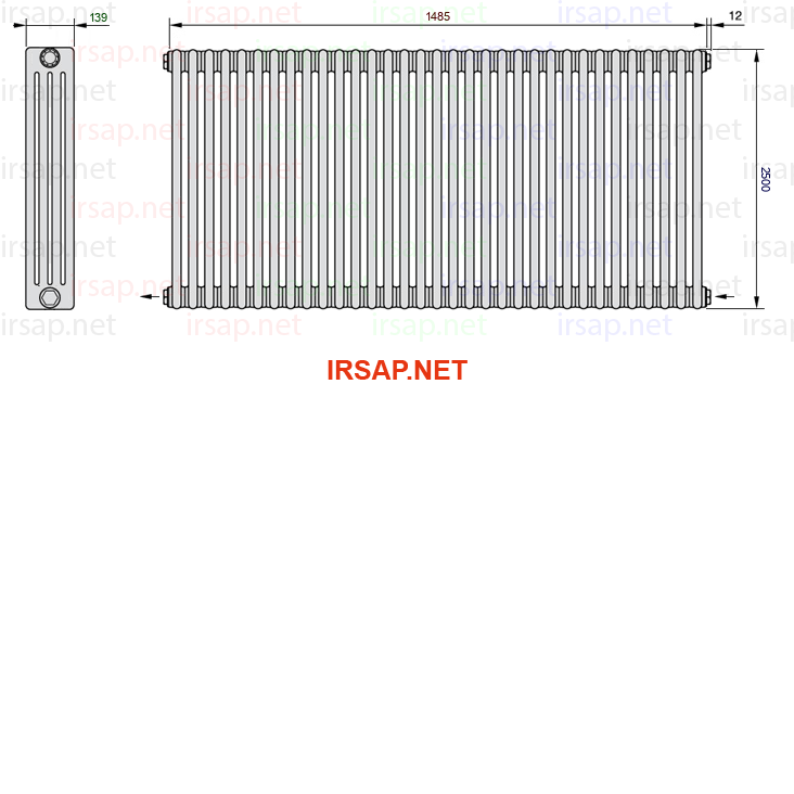 Радиатор IRSAP Tesi 42500/33 T08 CL 01